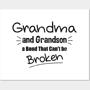 Grandma and Grandson a Bond That Can't be Broken Posters and Art